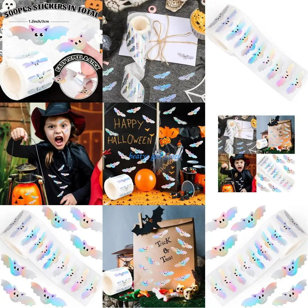 C7AB Bat Pattern Sticker Roll Halloween Scary Decoration Safe Paper Craft Material
C7AB Bat Pattern Sticker Roll Halloween Scary Decoration Safe Paper Craft Material