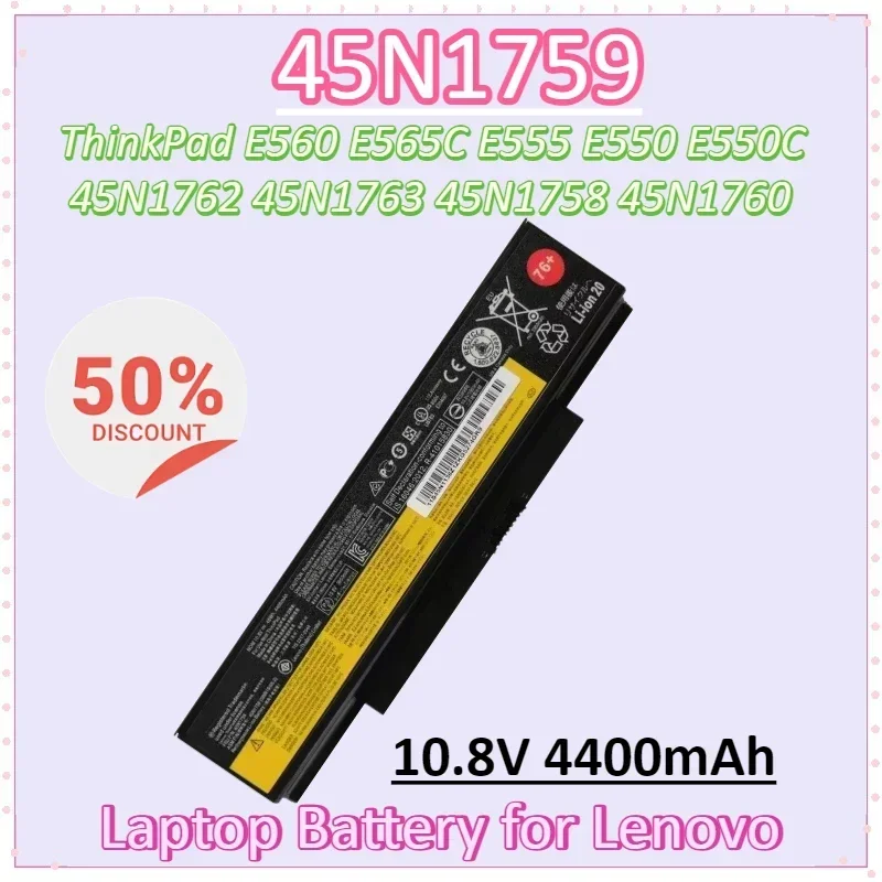 45N1759 10,8 В 4400 мАч аккумулятор для ноутбука Lenovo ThinkPad E555 E560 E565C E550 E550C 45N1760 45N1761 45N1762 45N1763 45N1758
45N1759 10,8 В 4400 мАч аккумулятор для ноутбука Lenovo ThinkPad E555 E560 E565C E550 E550C 45N1760 45N1761 45N1762 45N1763 45N1758
