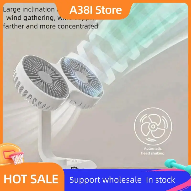 A38I Desktop Double-Head Fan, Desktop Fan, Oscillating Fan, Low-Noise Double-Head Fan, High-Wind Power Electric Fan
A38I Desktop Double-Head Fan, Desktop Fan, Oscillating Fan, Low-Noise Double-Head Fan, High-Wind Power Electric Fan