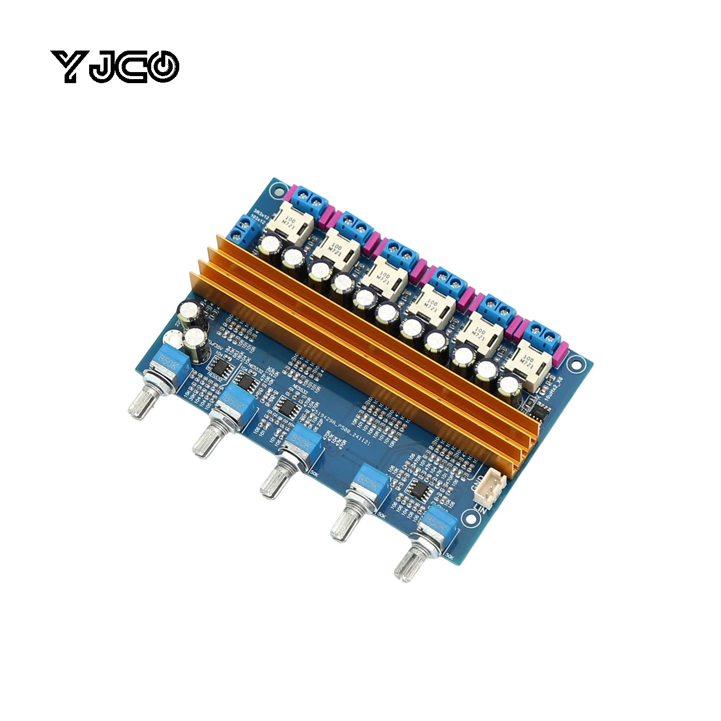 YJCO TPA3116 Digital Power Amplifier Board 4.2 Channel HiFi Stereo High Power Output Dual Subwoofer Amp Module DC24V 10A
YJCO TPA3116 Digital Power Amplifier Board 4.2 Channel HiFi Stereo High Power Output Dual Subwoofer Amp Module DC24V 10A