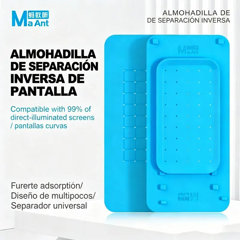 MAANT Screen Separation Pad Silicone Mat Strong Adsorption Anti-Deformation for Mobile Phone Curved & Flat LCD Repair Tools
MAANT Screen Separation Pad Silicone Mat Strong Adsorption Anti-Deformation for Mobile Phone Curved & Flat LCD Repair Tools
