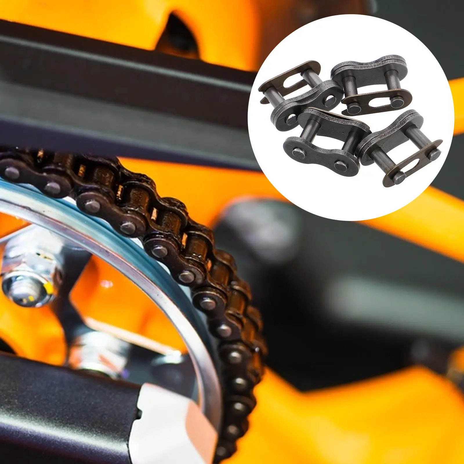 4Pcs Motorcycle Chain Link Connector Heavy Link Joint Repair Connector for 520 Chain Dirt Pit Bike Motorcycle
4Pcs Motorcycle Chain Link Connector Heavy Link Joint Repair Connector for 520 Chain Dirt Pit Bike Motorcycle