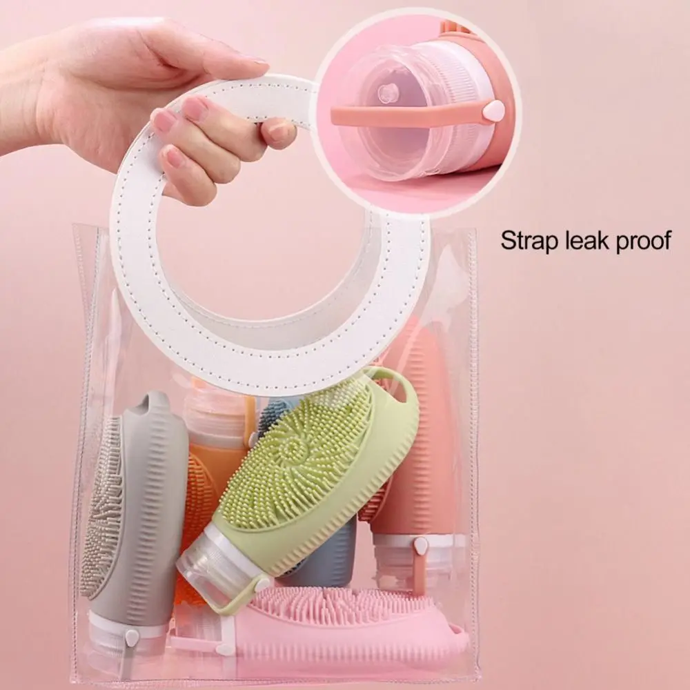 Portable 2 in 1 Shower Brush Bottle Silicone Leak-proof Travel Refillable Bottles Squeezable 100ml Toiletry Containers
Portable 2 in 1 Shower Brush Bottle Silicone Leak-proof Travel Refillable Bottles Squeezable 100ml Toiletry Containers