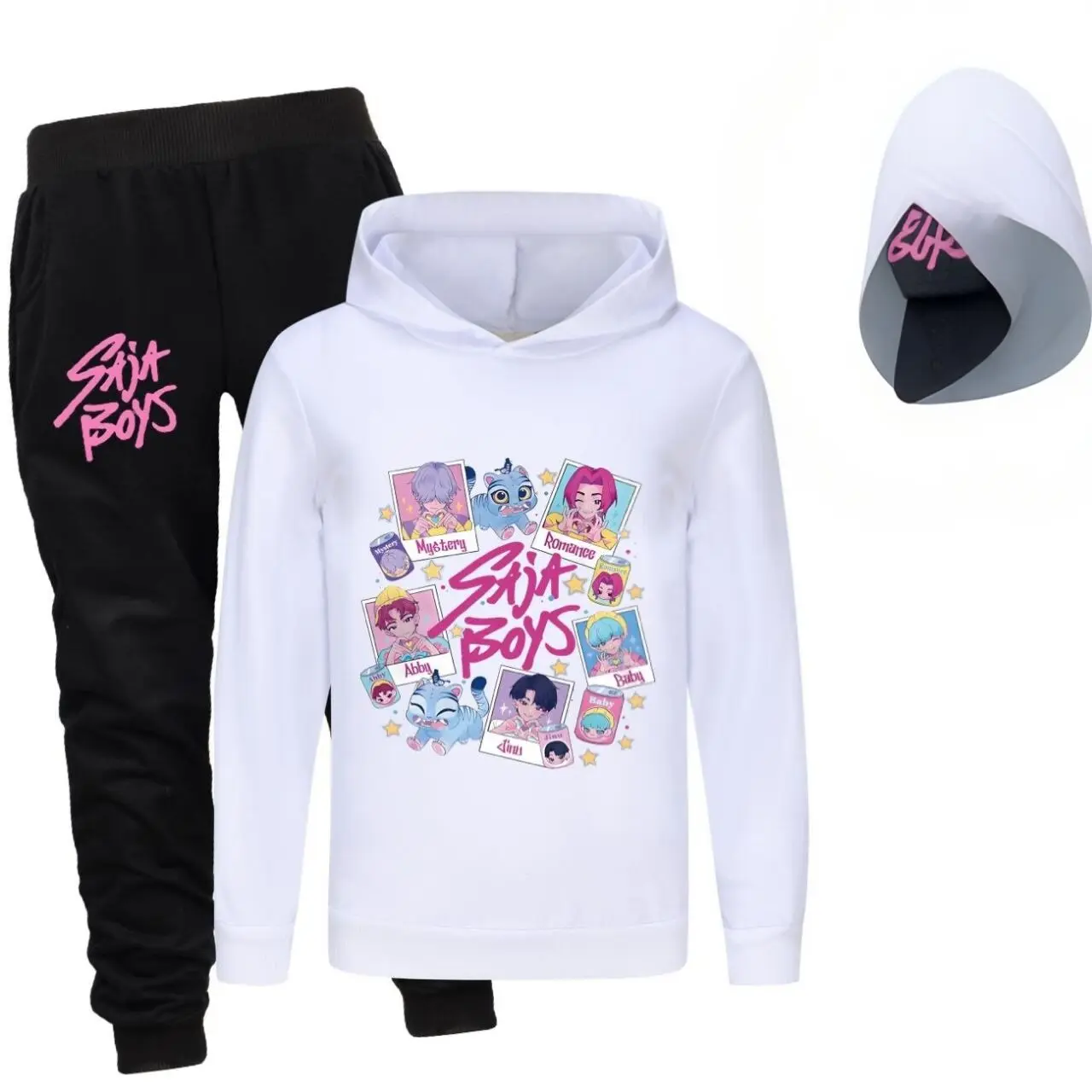 2pcs Kpop Demon Hunters Sweatshirt Pants Suit for Children Anime Fashion Long Sleeves Pants Set Girls Autumn Sweet Clothes Gifts 
2pcs Kpop Demon Hunters Sweatshirt Pants Suit for Children Anime Fashion Long Sleeves Pants Set Girls Autumn Sweet Clothes Gifts