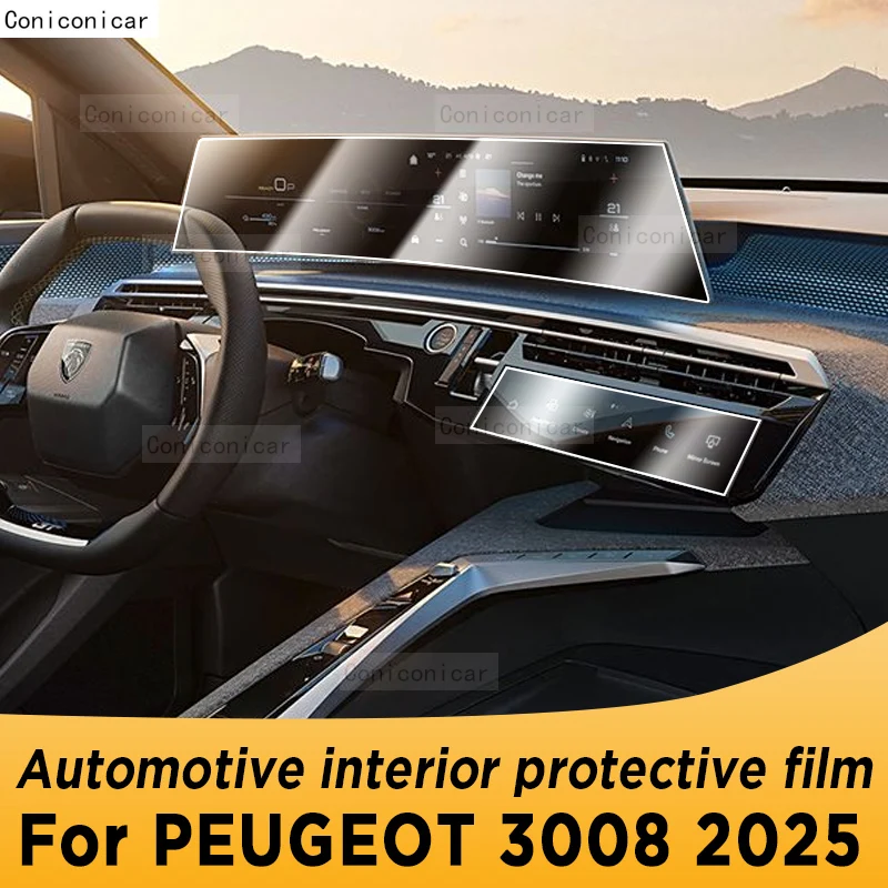 Для PEUGEOT 3008 2025 панель навигации автомобильный внутренний экран защитная пленка из ТПУ, наклейка против царапин 
Для PEUGEOT 3008 2025 панель навигации автомобильный внутренний экран защитная пленка из ТПУ, наклейка против царапин