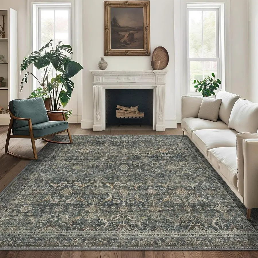 Area Rugs Machine Washable Rugs for Living Room, Vintage Boho Large Rugs for Bedroom Dining Room, Non Slip Indoor Soft Distresse
Area Rugs Machine Washable Rugs for Living Room, Vintage Boho Large Rugs for Bedroom Dining Room, Non Slip Indoor Soft Distresse