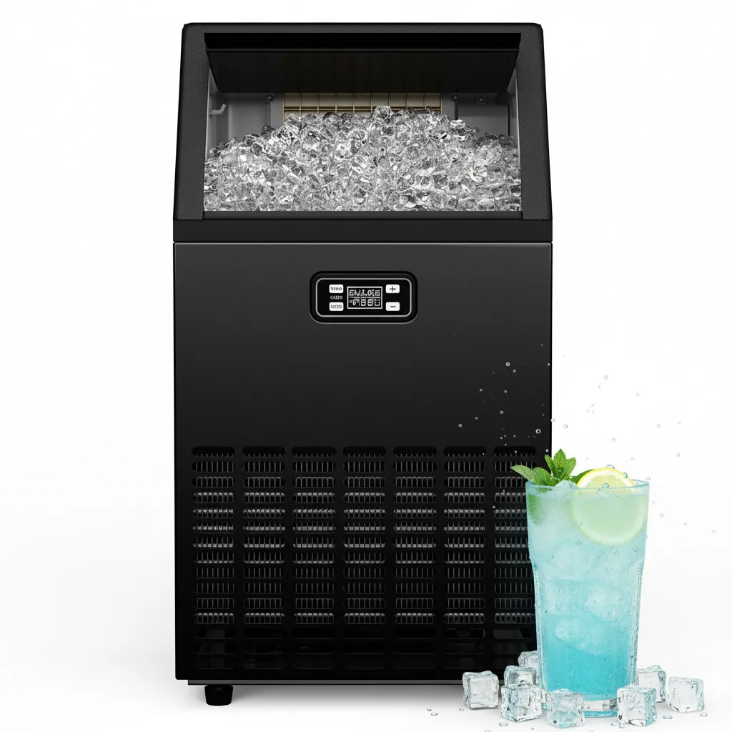 Commercial Ice Machine 150 lbs. / 24H Full Size Cubes Undercounter/Freestanding
Commercial Ice Machine 150 lbs. / 24H Full Size Cubes Undercounter/Freestanding