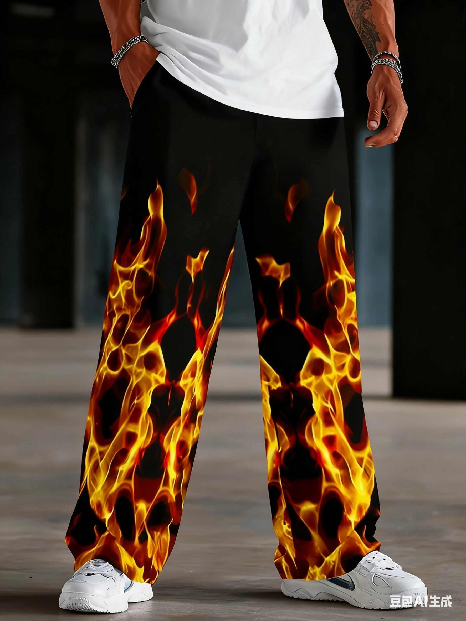 2025 Fashion Men's Optical Illusion Flame Trousers Pajama Pants Casual Pants Mid Waist Elastic Waist Pants Home Pants Clothing
2025 Fashion Men's Optical Illusion Flame Trousers Pajama Pants Casual Pants Mid Waist Elastic Waist Pants Home Pants Clothing