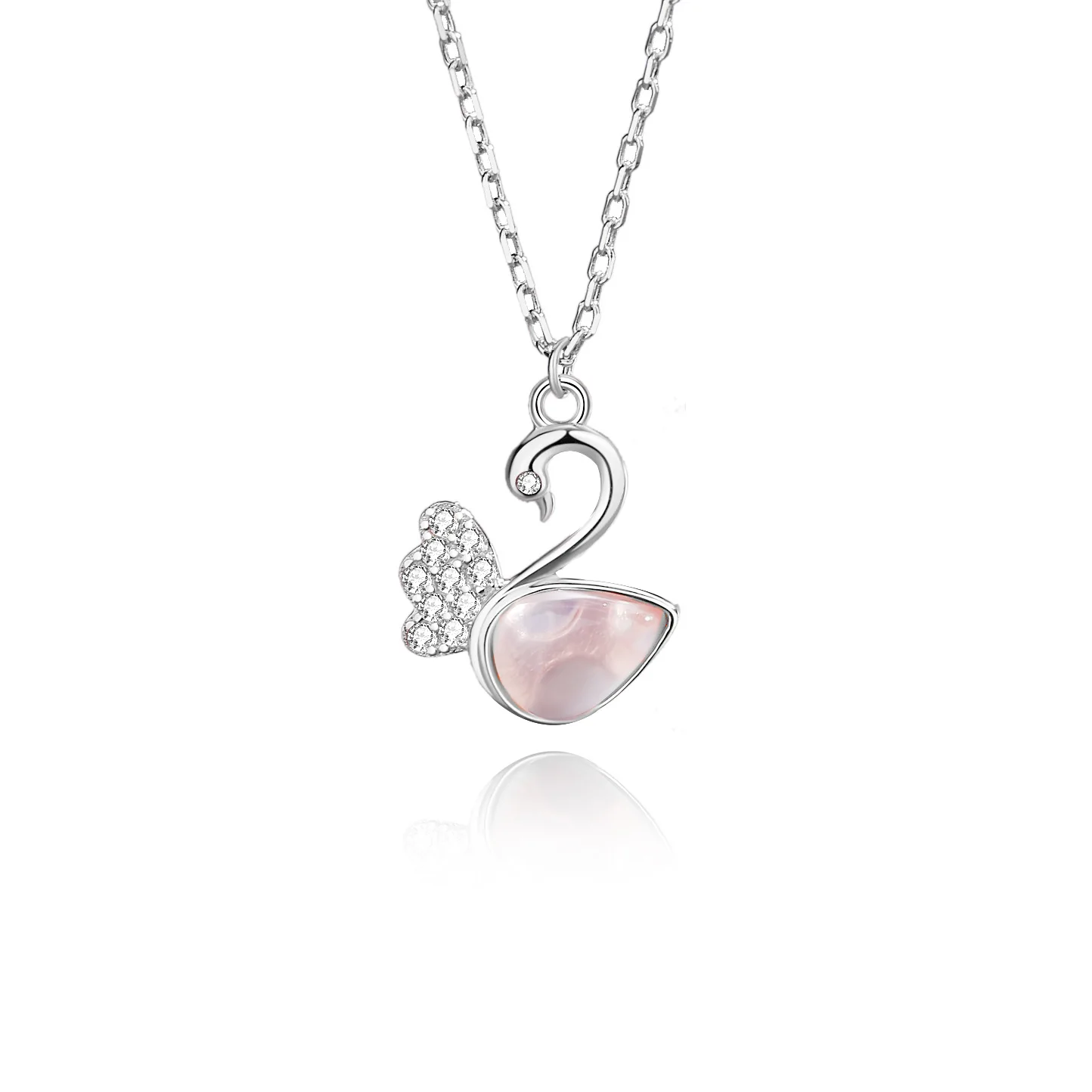 S925 Silver Fashion Necklace Swan Wings Women's Trendy Gold Featuring Diamond Joker Pendant Tanabata Valentine's Day Gift
S925 Silver Fashion Necklace Swan Wings Women's Trendy Gold Featuring Diamond Joker Pendant Tanabata Valentine's Day Gift