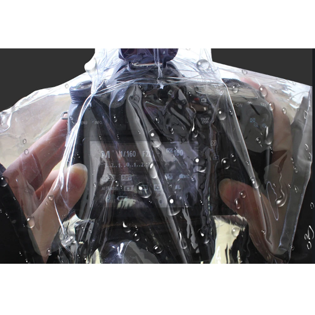 Camera Rain Waterproof Dustproof Flashing Cover Drawstring Arm Protector Transparent Lens Cover For Universal Fit Adjustable
Camera Rain Waterproof Dustproof Flashing Cover Drawstring Arm Protector Transparent Lens Cover For Universal Fit Adjustable