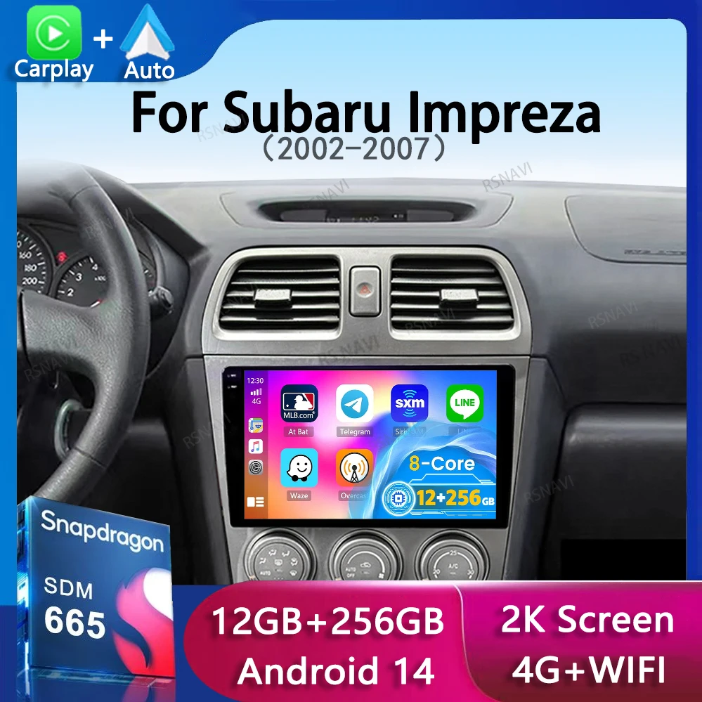 Android 14 Car Radio For Subaru Impreza GD GG 2002 2003 2004 2005 2006 2007 Multimedia Player GPS Audio 2Din Head Unit Stereo 4G
Android 14 Car Radio For Subaru Impreza GD GG 2002 2003 2004 2005 2006 2007 Multimedia Player GPS Audio 2Din Head Unit Stereo 4G