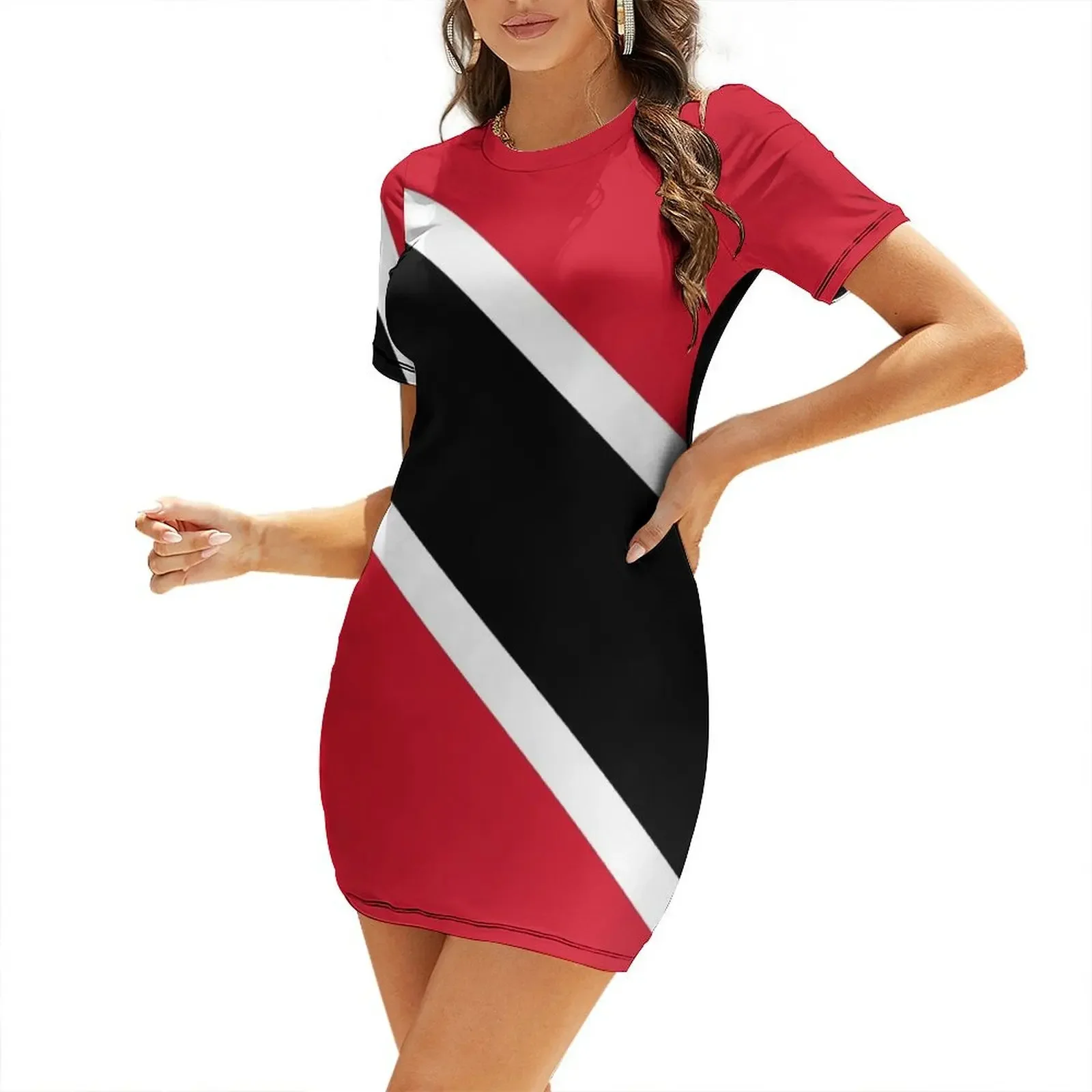 Trinidad and Tobago Flag Short-Sleeved Dress dresses for woman 2026 clothes for women luxury woman party dress luxury dress
Trinidad and Tobago Flag Short-Sleeved Dress dresses for woman 2026 clothes for women luxury woman party dress luxury dress