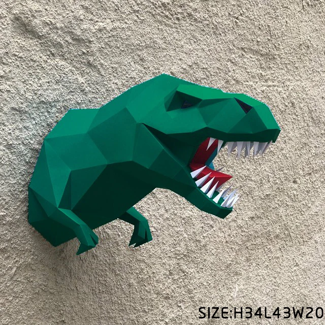 3D Бумажная форма, необработанная модель головы дракона динозавра, складная бумага, работа «сделай сам», настенная подвеска, домашний декор, ремесленные фигурки, миниатюры
3D Бумажная форма, необработанная модель головы дракона динозавра, складная бумага, работа «сделай сам», настенная подвеска, домашний декор, ремесленные фигурки, миниатюры