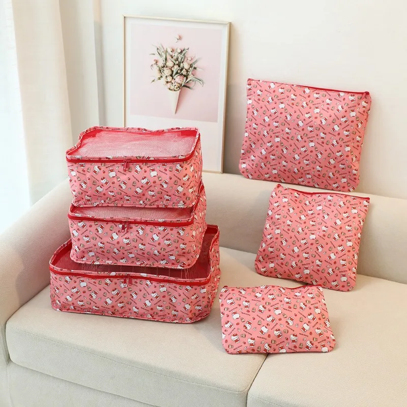 6pcs Hello Kitty Storage Bag Kawaii Anime Home Dormitory Female Sorting Supplies Waterproof Desktop Decoration Gift Wholesale
6pcs Hello Kitty Storage Bag Kawaii Anime Home Dormitory Female Sorting Supplies Waterproof Desktop Decoration Gift Wholesale