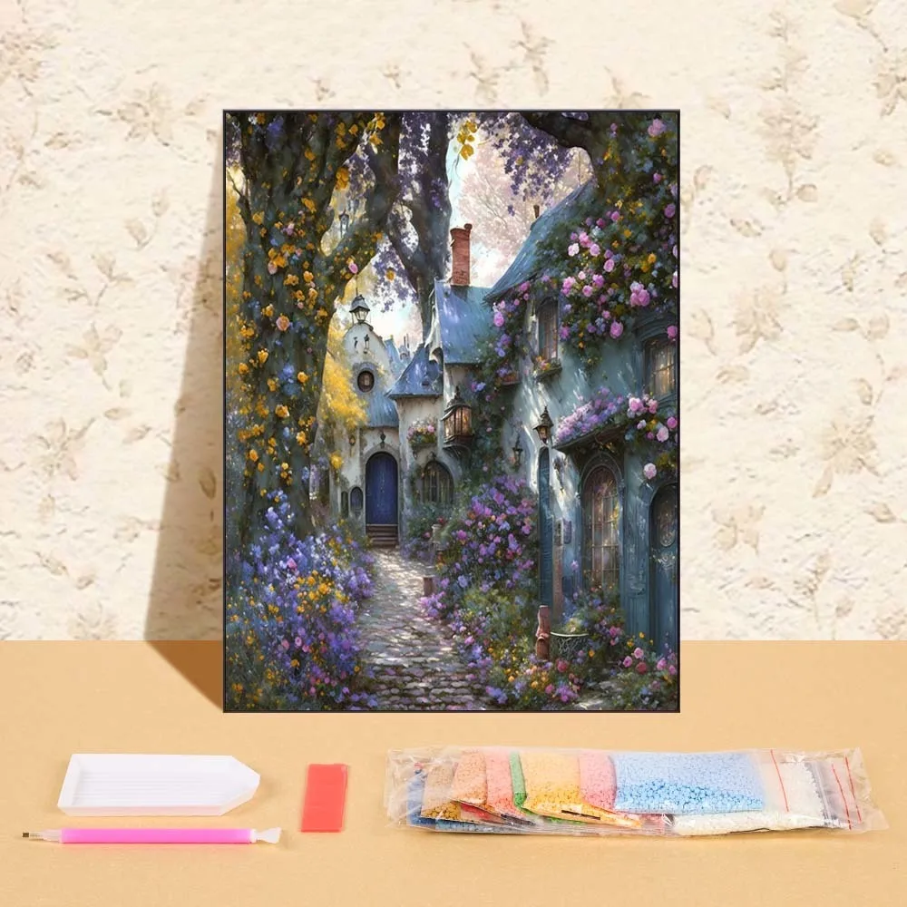 5D Diamond Painting Modern Plant House Pictures Rhinestones Cross Stitch Kits Diy Crafts Set Full Round Drill Home Decoration
5D Diamond Painting Modern Plant House Pictures Rhinestones Cross Stitch Kits Diy Crafts Set Full Round Drill Home Decoration