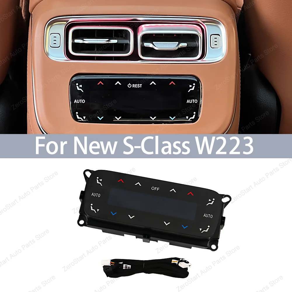 Задняя панель кондиционера для Mercedes-Benz W223 S450 S480 S500, автомобильный переключатель управления заднем выходом воздуха, модификация экрана переменного тока
Задняя панель кондиционера для Mercedes-Benz W223 S450 S480 S500, автомобильный переключатель управления заднем выходом воздуха, модификация экрана переменного тока