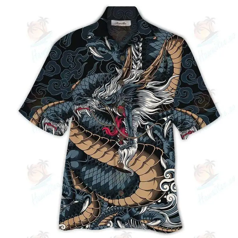 New Dragon Shirt 3D Print Short-sleeves Cuban Shirt Chinese Style Casual Streetwear Vintage for Men And Women
New Dragon Shirt 3D Print Short-sleeves Cuban Shirt Chinese Style Casual Streetwear Vintage for Men And Women