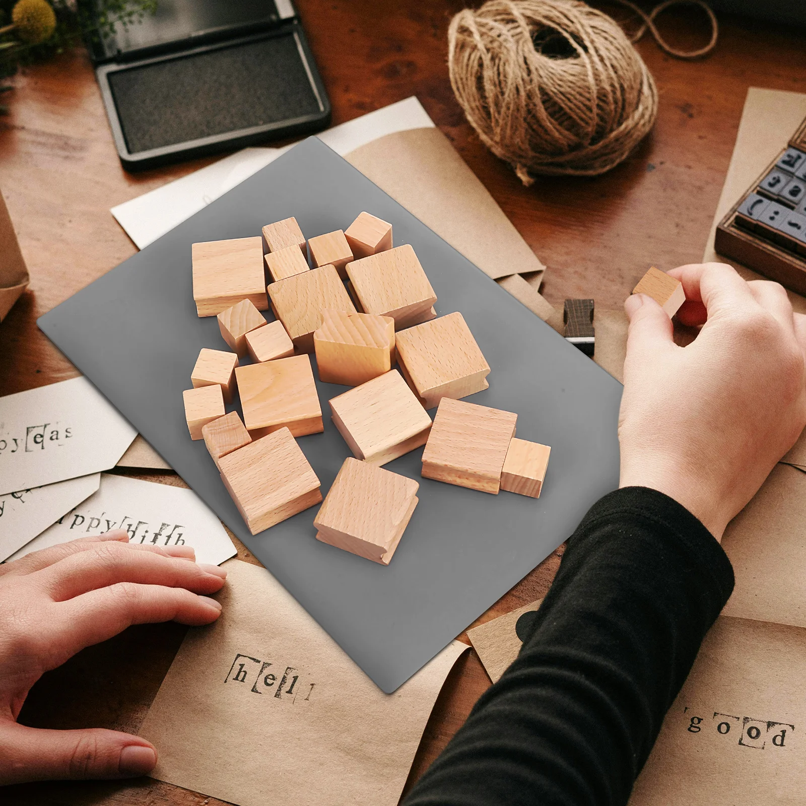 20Pcs Wooden Stamp Blanks for Crafts Unfinished Wood Blocks Set DIY Stamping Kit Grooved Square Wood Craft Cubes for Card Making
20Pcs Wooden Stamp Blanks for Crafts Unfinished Wood Blocks Set DIY Stamping Kit Grooved Square Wood Craft Cubes for Card Making