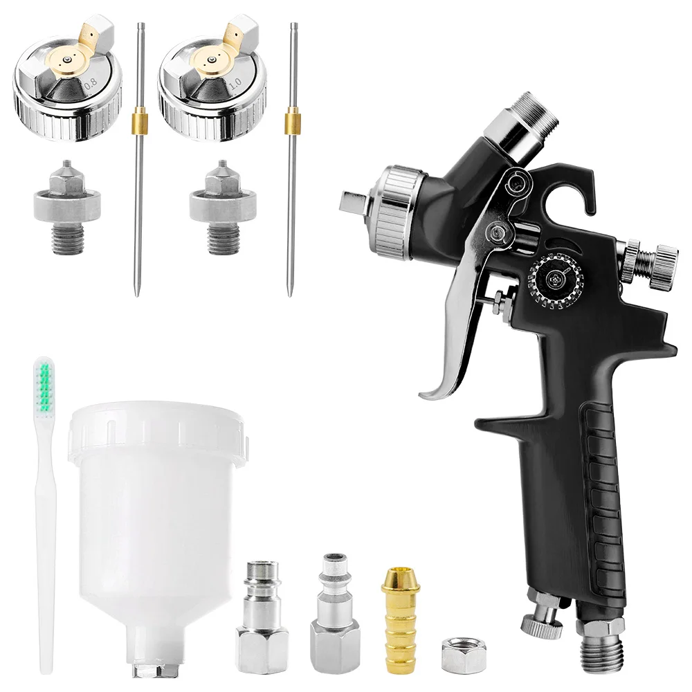 H-2000 HVLP Mini Paint Spray Gun 0.8mm/1.0mm Nozzle Professional Airbrush Spray Gun Automotive Furniture Coating
H-2000 HVLP Mini Paint Spray Gun 0.8mm/1.0mm Nozzle Professional Airbrush Spray Gun Automotive Furniture Coating