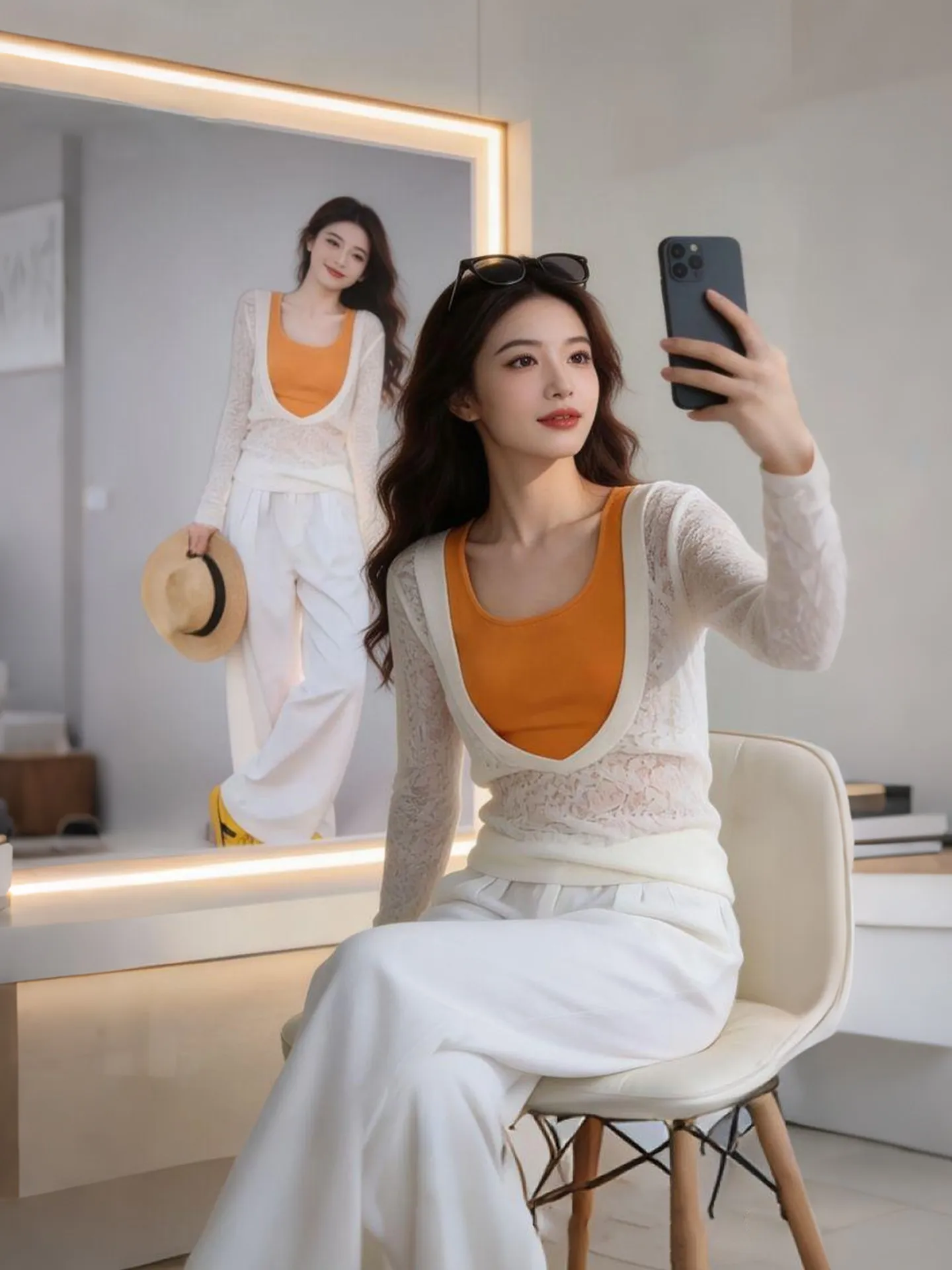 Ultra-Light Breathable Summer New Style Women's Fashion Set Vest Two-Piece Set Sun Protection Versatile Casual Commute Style
Ultra-Light Breathable Summer New Style Women's Fashion Set Vest Two-Piece Set Sun Protection Versatile Casual Commute Style