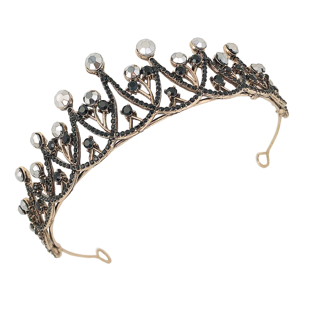 1Pcs Baroque Crown Headdress Bride Crown Vintage Black Chic Hair Accessory Elegant for Wedding Party Retro Headdress
1Pcs Baroque Crown Headdress Bride Crown Vintage Black Chic Hair Accessory Elegant for Wedding Party Retro Headdress