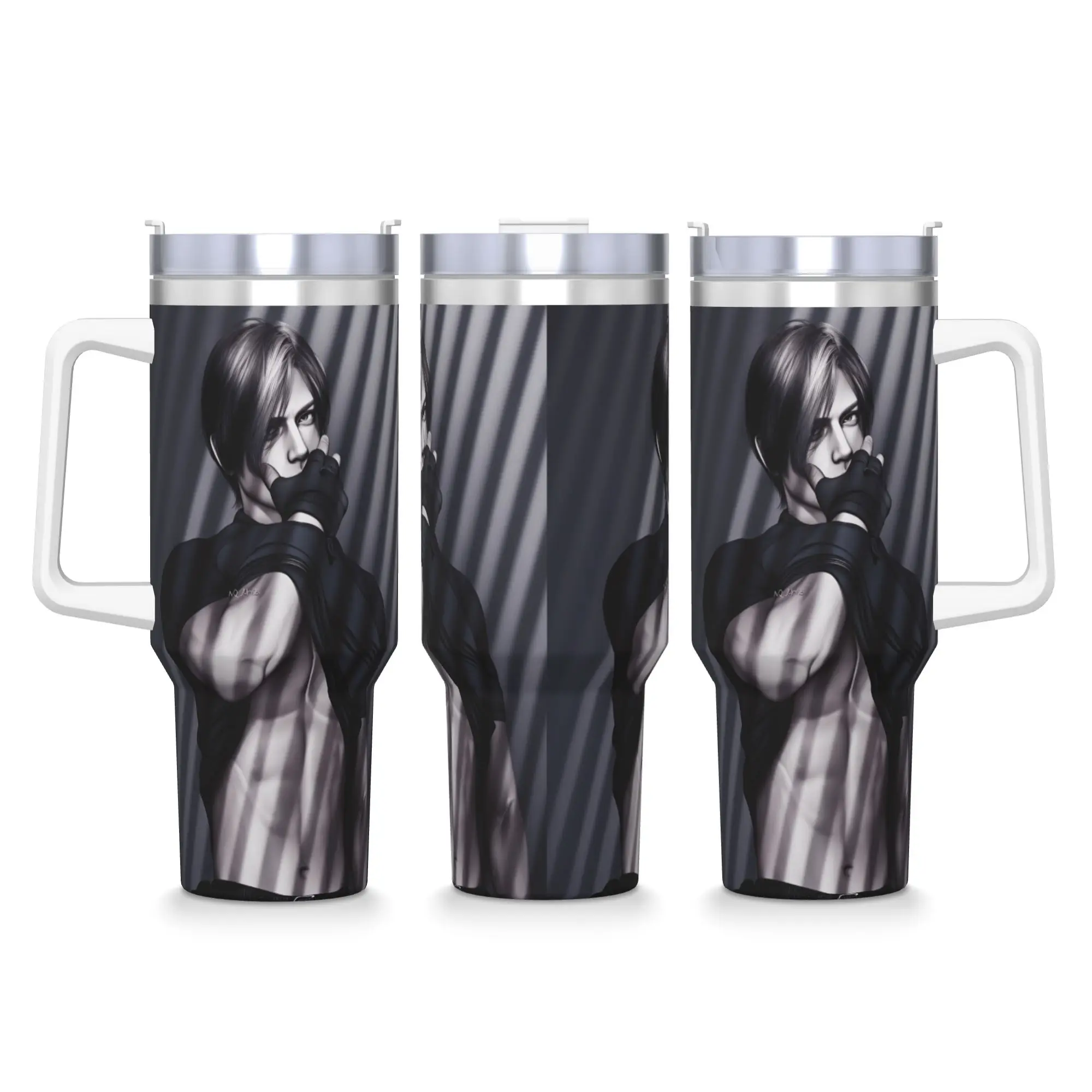 L-Leon Kennedys Stainless Steel Tumbler Travelist Thermal Mug With Straws and Lid Capacity Mugs Cup Cold and Hot Water Bottle
L-Leon Kennedys Stainless Steel Tumbler Travelist Thermal Mug With Straws and Lid Capacity Mugs Cup Cold and Hot Water Bottle