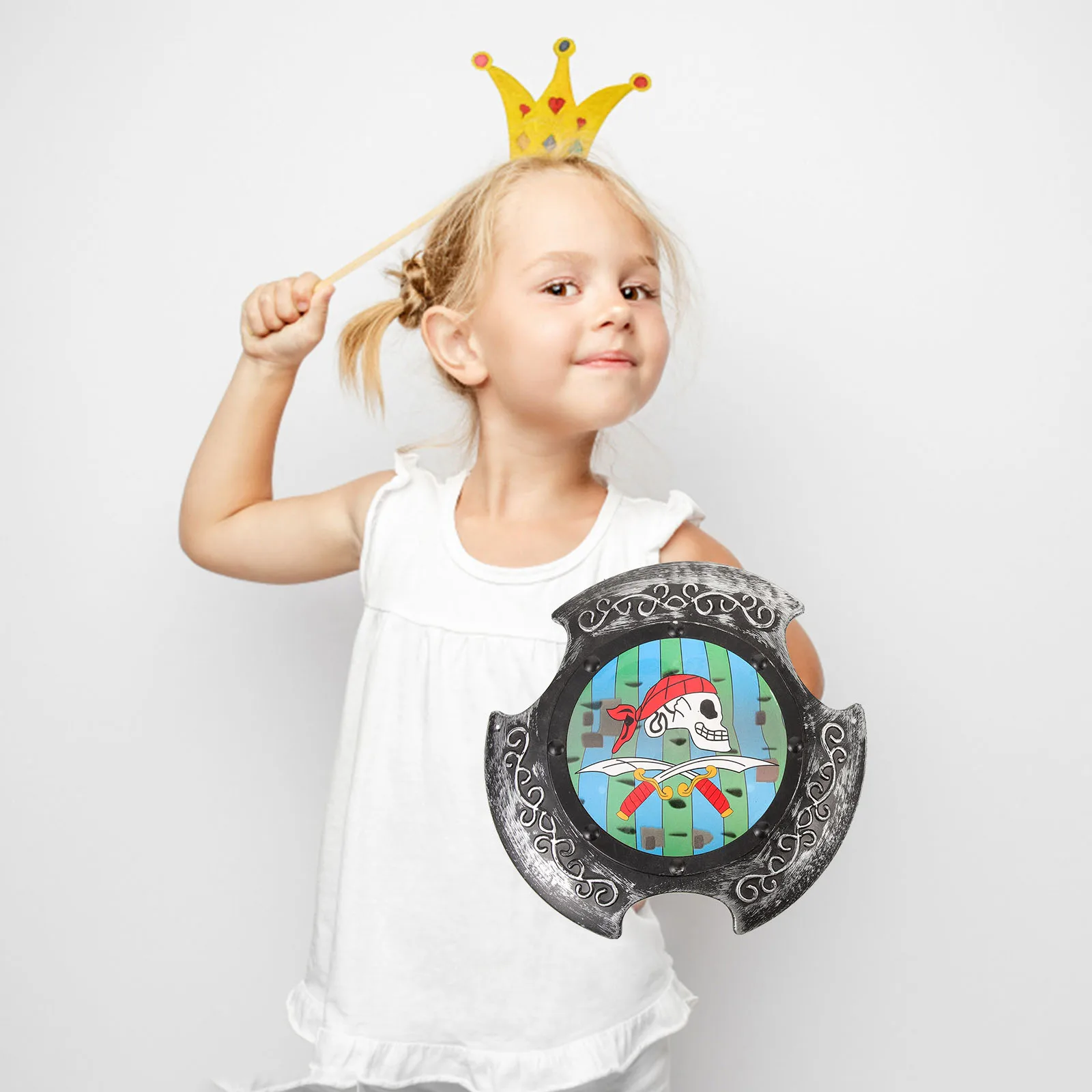 1 set Pirate Shield Kids Plastic Set Halloween Costume Party Favors Role Play Accessories Toy Gifts
1 set Pirate Shield Kids Plastic Set Halloween Costume Party Favors Role Play Accessories Toy Gifts