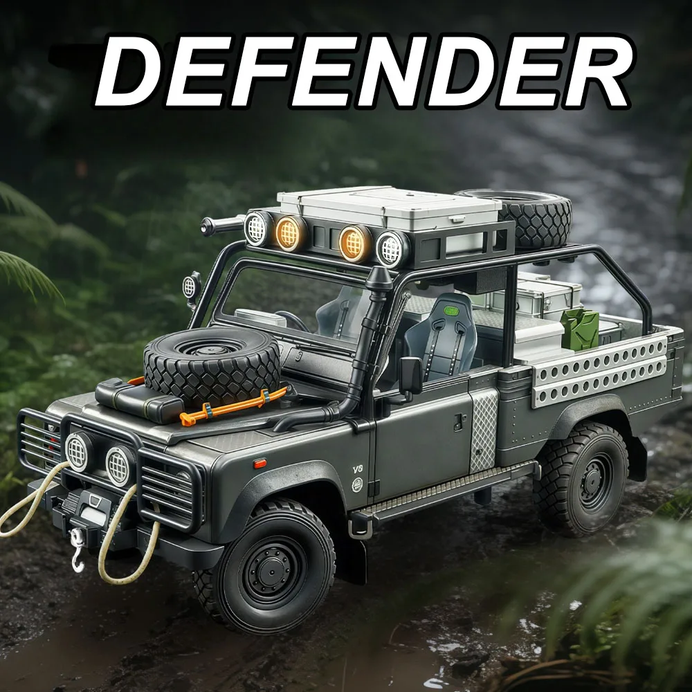 1:24 Land Rover Defender 110 Mitsubishi Delica, автомобильные игрушки, литая под давлением модель, резиновые шины, двери, открытое колесо, откатный автомобиль, подарок для ребенка 
1:24 Land Rover Defender 110 Mitsubishi Delica, автомобильные игрушки, литая под давлением модель, резиновые шины, двери, открытое колесо, откатный автомобиль, подарок для ребенка