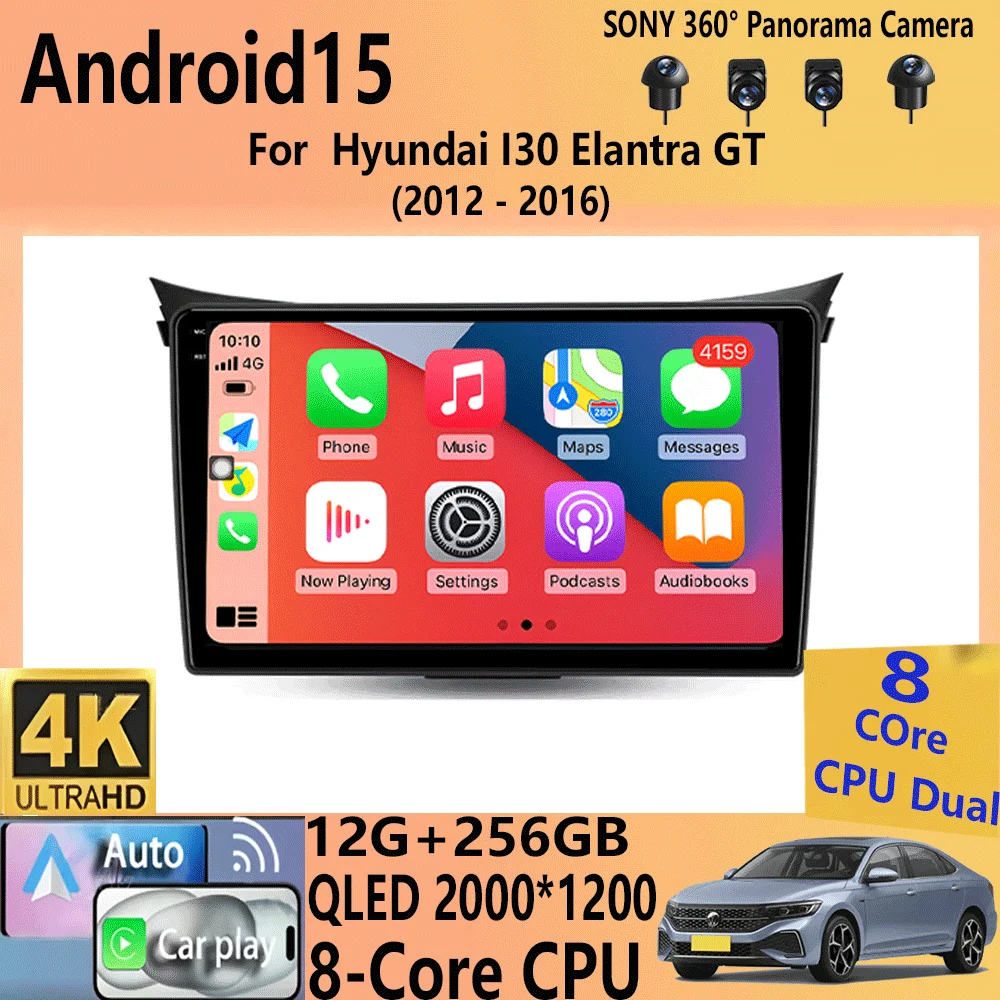 Car Radio Android 15 Carplay Auto For Hyundai I30 Elantra GT 2012 2013 2014 2015 2016 GPS Navigation Multimedia Player 4G Stereo
Car Radio Android 15 Carplay Auto For Hyundai I30 Elantra GT 2012 2013 2014 2015 2016 GPS Navigation Multimedia Player 4G Stereo