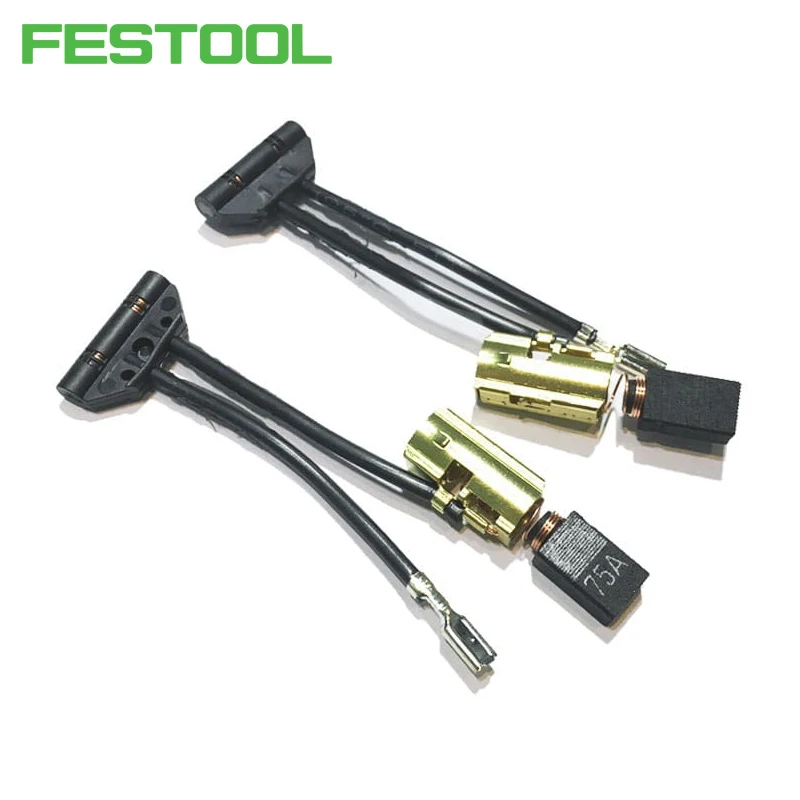 FESTOOL 490714 Carbon Brushes and Holder Pair for TS55 ETS125/RTS/DTS400 and RTS Orbital Sanders
FESTOOL 490714 Carbon Brushes and Holder Pair for TS55 ETS125/RTS/DTS400 and RTS Orbital Sanders