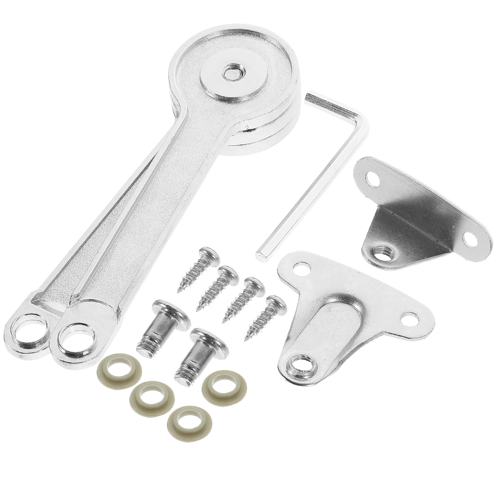 2pcs Hydraulic Support Rods Strong Bearing Capacity Lid Stay Hinges Cabinet Hinges Furniture Hardware Silver Color No Noise Easy
2pcs Hydraulic Support Rods Strong Bearing Capacity Lid Stay Hinges Cabinet Hinges Furniture Hardware Silver Color No Noise Easy