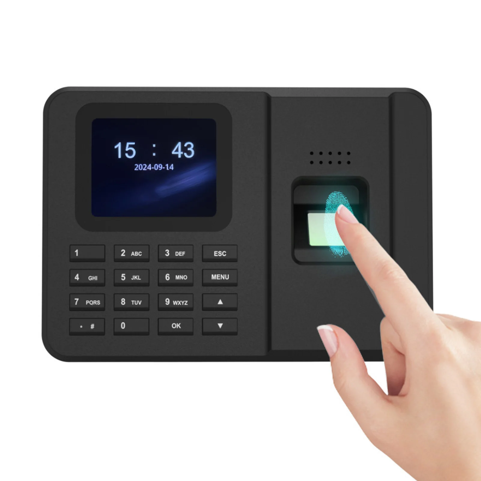 Employee Time Clock Fingerprint PIN Password Attendance Machine for Small Business Clock in and Out Time Clock
Employee Time Clock Fingerprint PIN Password Attendance Machine for Small Business Clock in and Out Time Clock