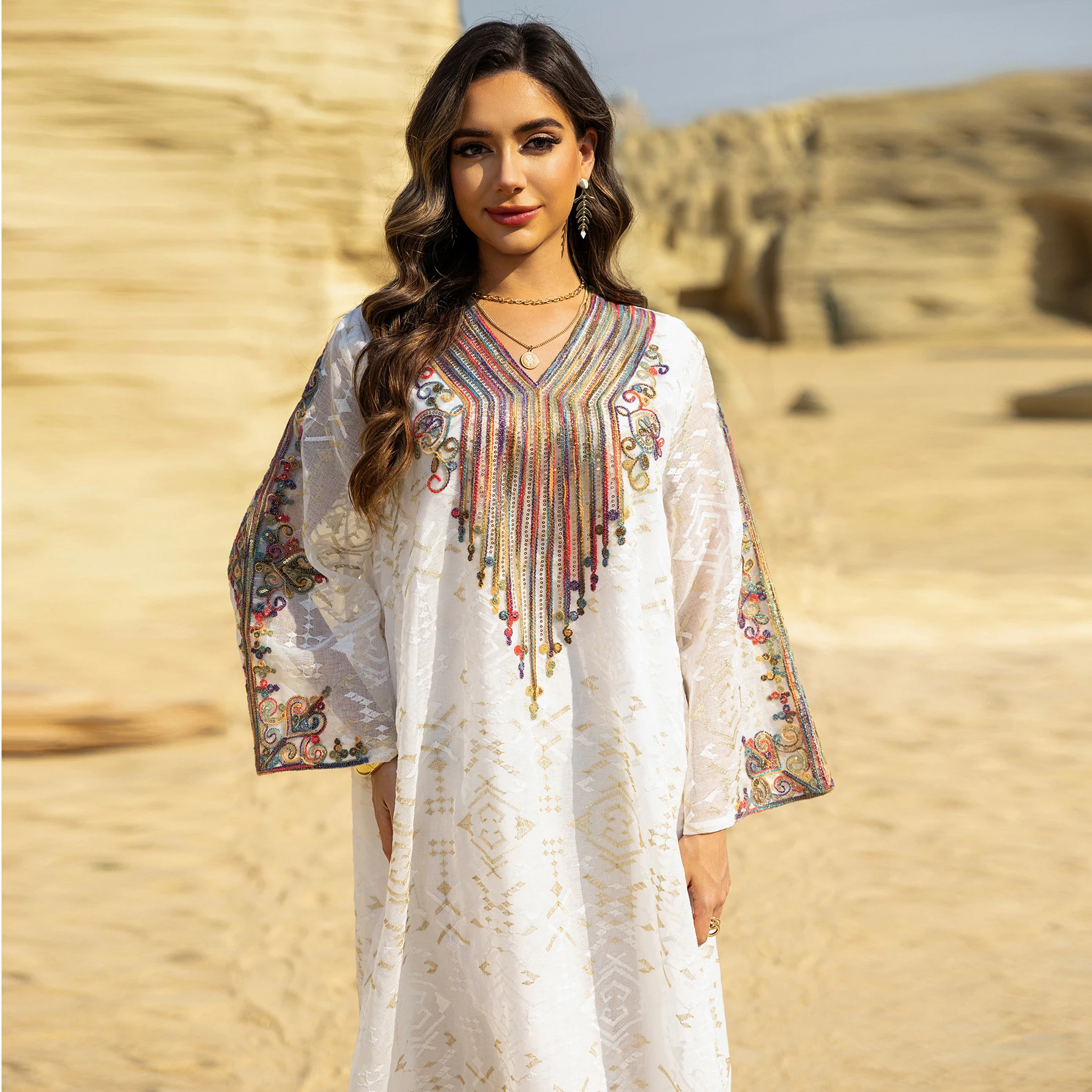 UNI Eid Women Dress Abaya Muslim Embroidery Mesh Party Caftan Robe Jalabiya Morocco Dubai Kaftan Vestidos Largos Ramadan 2025
UNI Eid Women Dress Abaya Muslim Embroidery Mesh Party Caftan Robe Jalabiya Morocco Dubai Kaftan Vestidos Largos Ramadan 2025