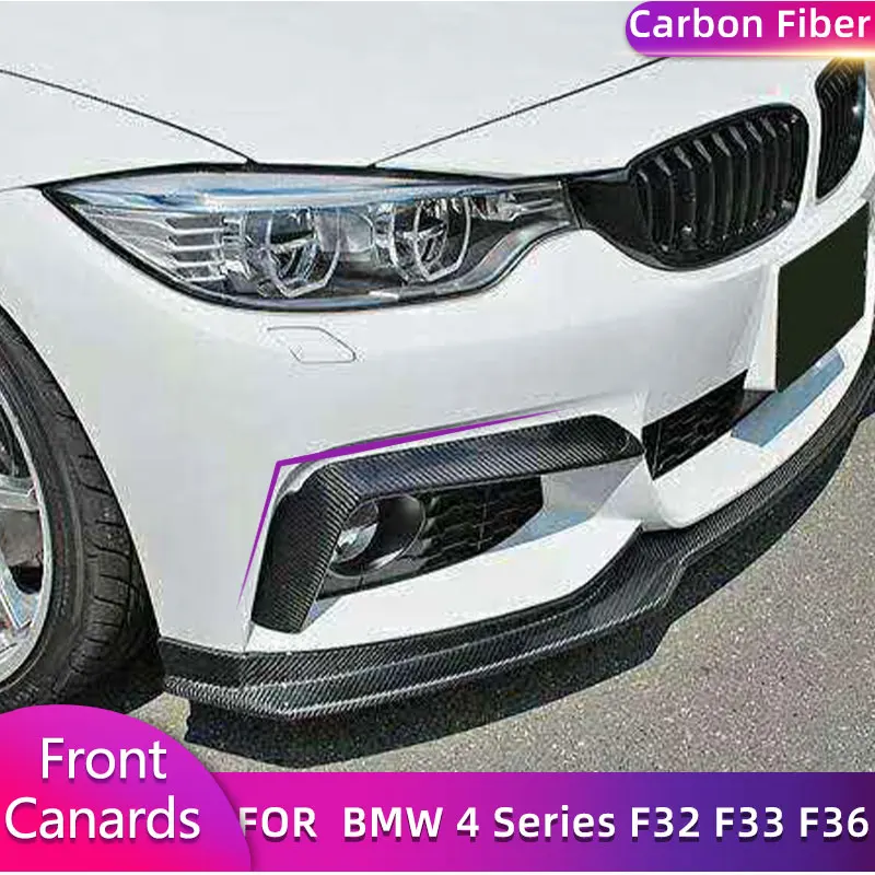 Carbon Fiber Front Bumper Fog Lamp Cover Trim for BMW 4 Series F32 F33 F36 M Sport 2014-2018 Car Front Canards Fins Body Kits
Carbon Fiber Front Bumper Fog Lamp Cover Trim for BMW 4 Series F32 F33 F36 M Sport 2014-2018 Car Front Canards Fins Body Kits