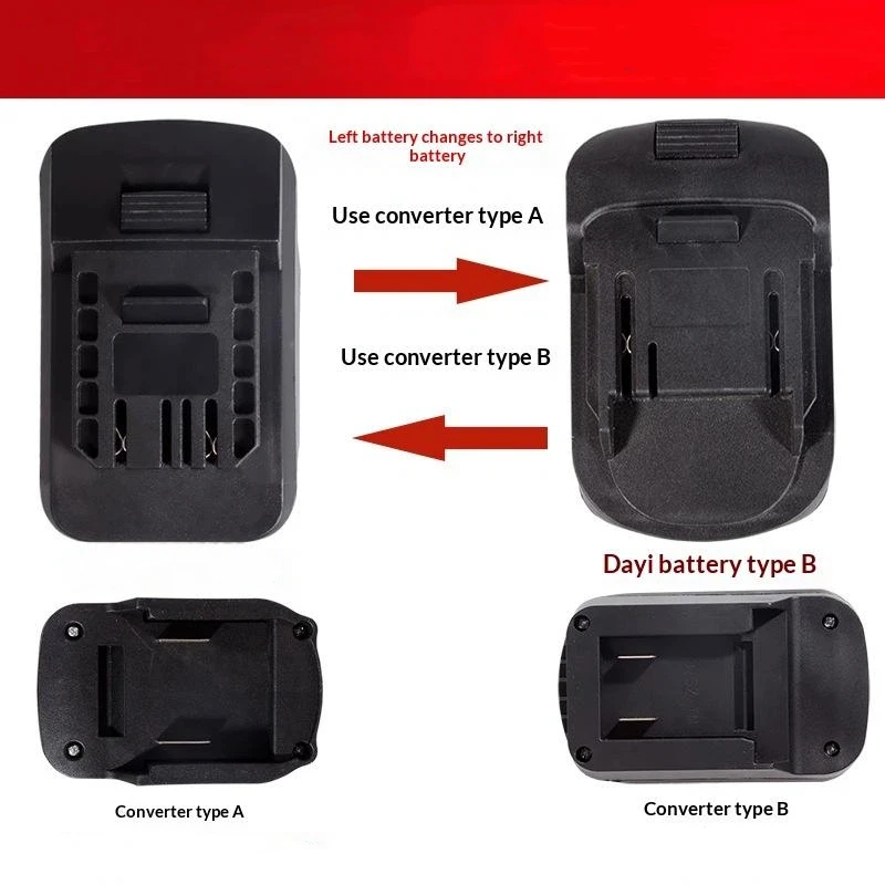 1Pcs Power Tool Accessories Adapter For Lithium Battery Adapter Electric Power Tool Adapter Converter
1Pcs Power Tool Accessories Adapter For Lithium Battery Adapter Electric Power Tool Adapter Converter
