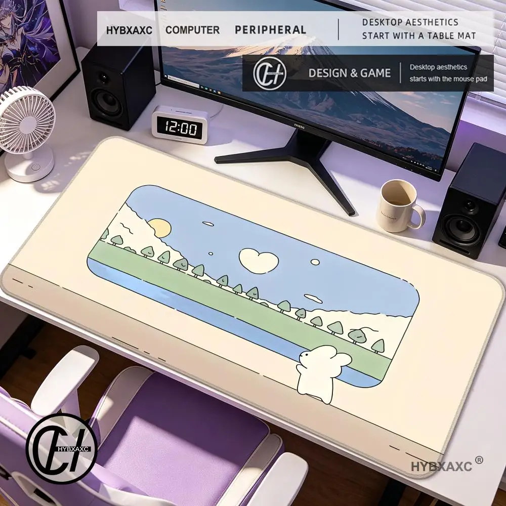 HYBXAXC kawaii rabbit Mausepad Computer Keyboard MousePad DeskMat Accessories Cabinet Cushion Pc Gaming Non-Slip HD Rug
HYBXAXC kawaii rabbit Mausepad Computer Keyboard MousePad DeskMat Accessories Cabinet Cushion Pc Gaming Non-Slip HD Rug