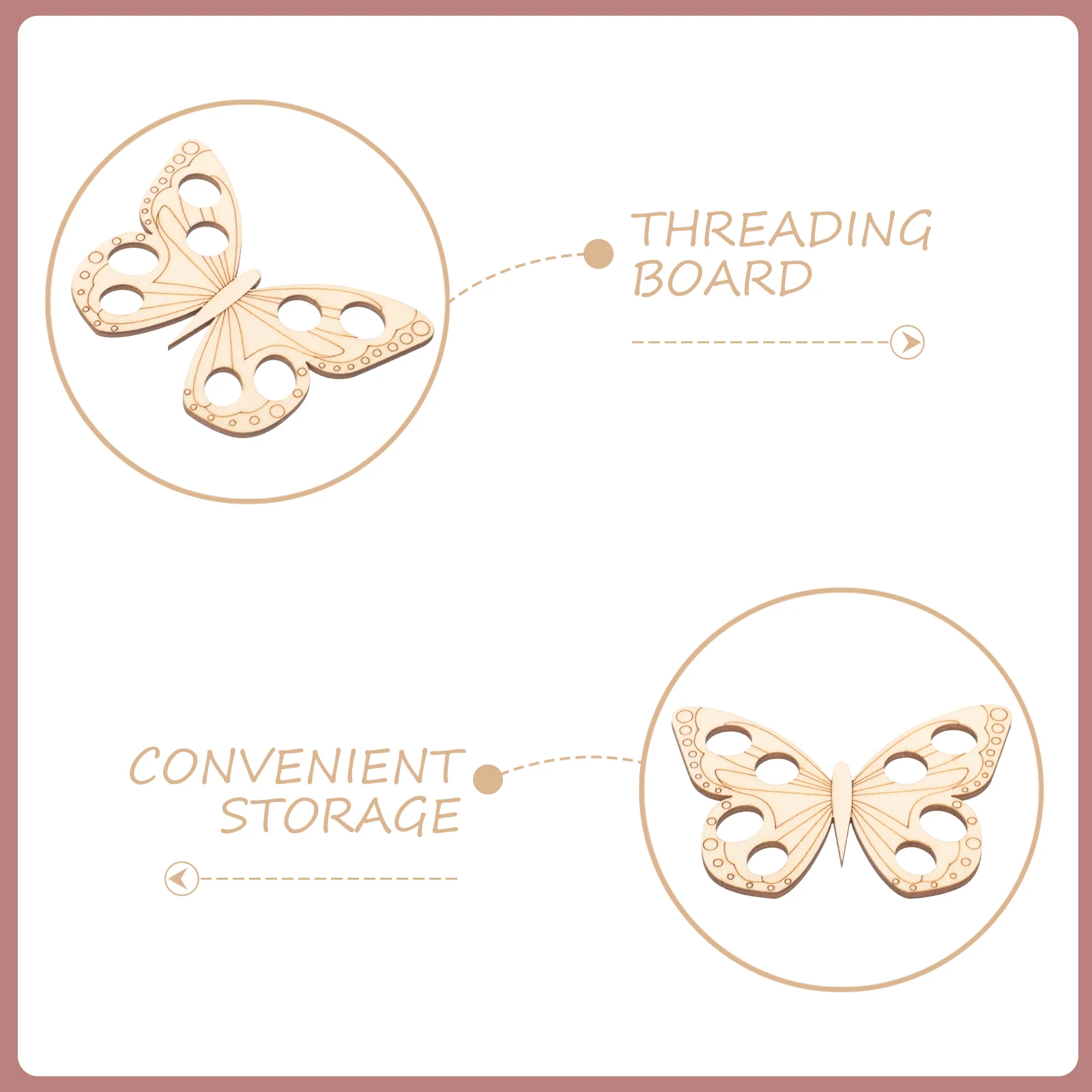 2pcs Wooden Thread Winding Board Butterfly Shaped For Cross Stitch Floss Storage Embroidery Sewing Tools Accessories Organizing
2pcs Wooden Thread Winding Board Butterfly Shaped For Cross Stitch Floss Storage Embroidery Sewing Tools Accessories Organizing