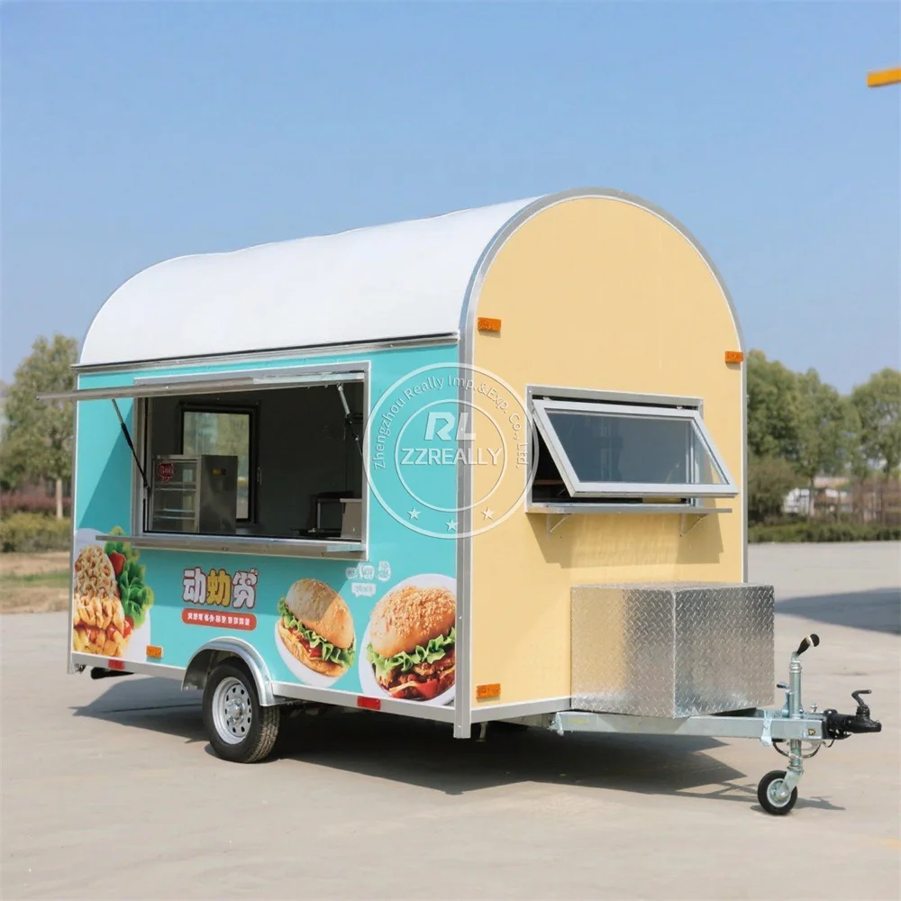 Concession Coffee Snacks Trailer Hot Dog Ice CreamCarts Mobile Food Cart Catering Trailers with Full Kitchen Gear
Concession Coffee Snacks Trailer Hot Dog Ice CreamCarts Mobile Food Cart Catering Trailers with Full Kitchen Gear