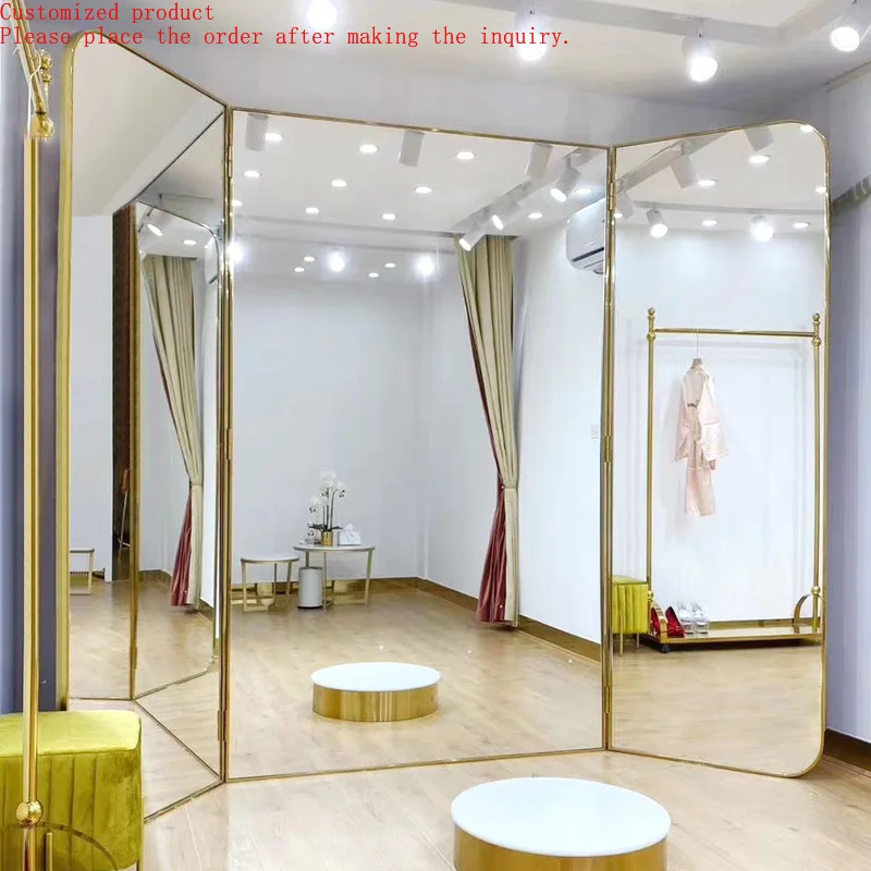 Customized Wholesale Bridal Shop Stainless Steel Modern Folding Arch Mirror Full-length
Customized Wholesale Bridal Shop Stainless Steel Modern Folding Arch Mirror Full-length