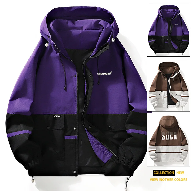 Men's windproof work jacket, early autumn trendy brand loose charging jacket, student mountaineering suit
Men's windproof work jacket, early autumn trendy brand loose charging jacket, student mountaineering suit