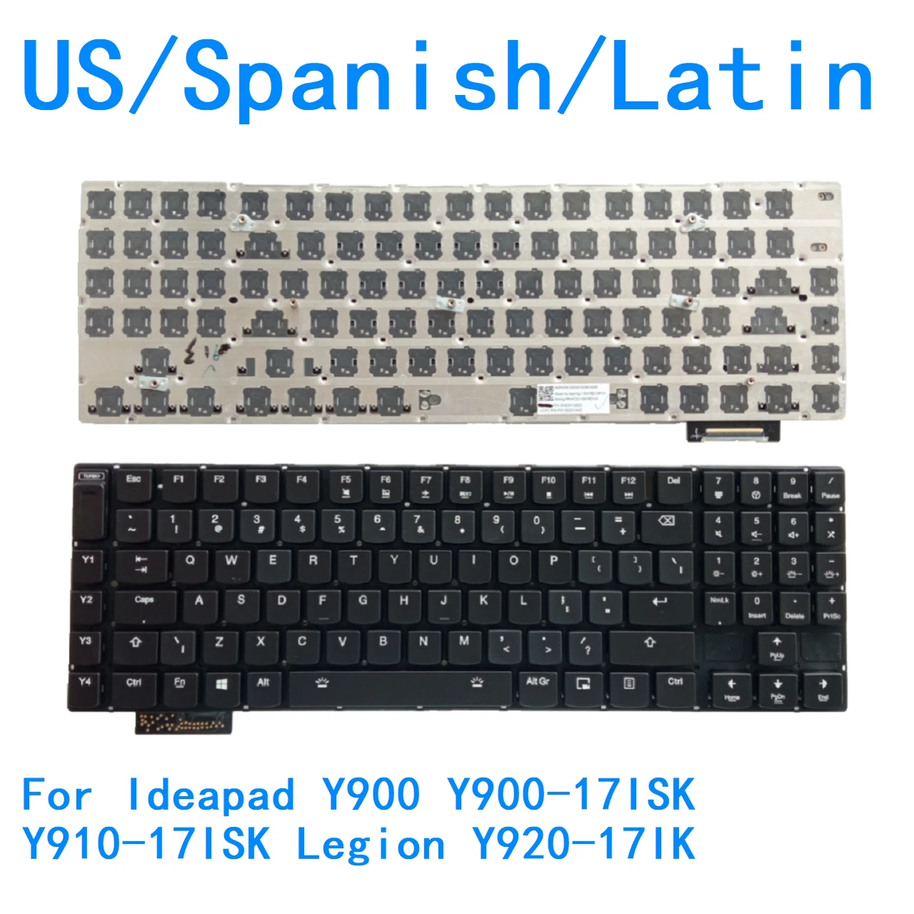 Новая американская испанская клавиатура с латинским языком и подсветкой для Lenovo Ideapad Y900 Y900-17ISK Y910-17ISK Legion Y920-17IK
Новая американская испанская клавиатура с латинским языком и подсветкой для Lenovo Ideapad Y900 Y900-17ISK Y910-17ISK Legion Y920-17IK