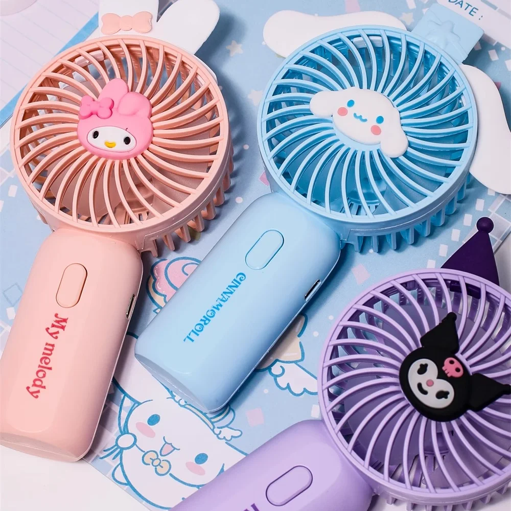 Sanrio Hello Kitty Portable Handheld Small Fan Lightweight Cartoon Kuromi Cinnamoroll USB Rechargeable Mini Fan Summer Kid Gifts
Sanrio Hello Kitty Portable Handheld Small Fan Lightweight Cartoon Kuromi Cinnamoroll USB Rechargeable Mini Fan Summer Kid Gifts