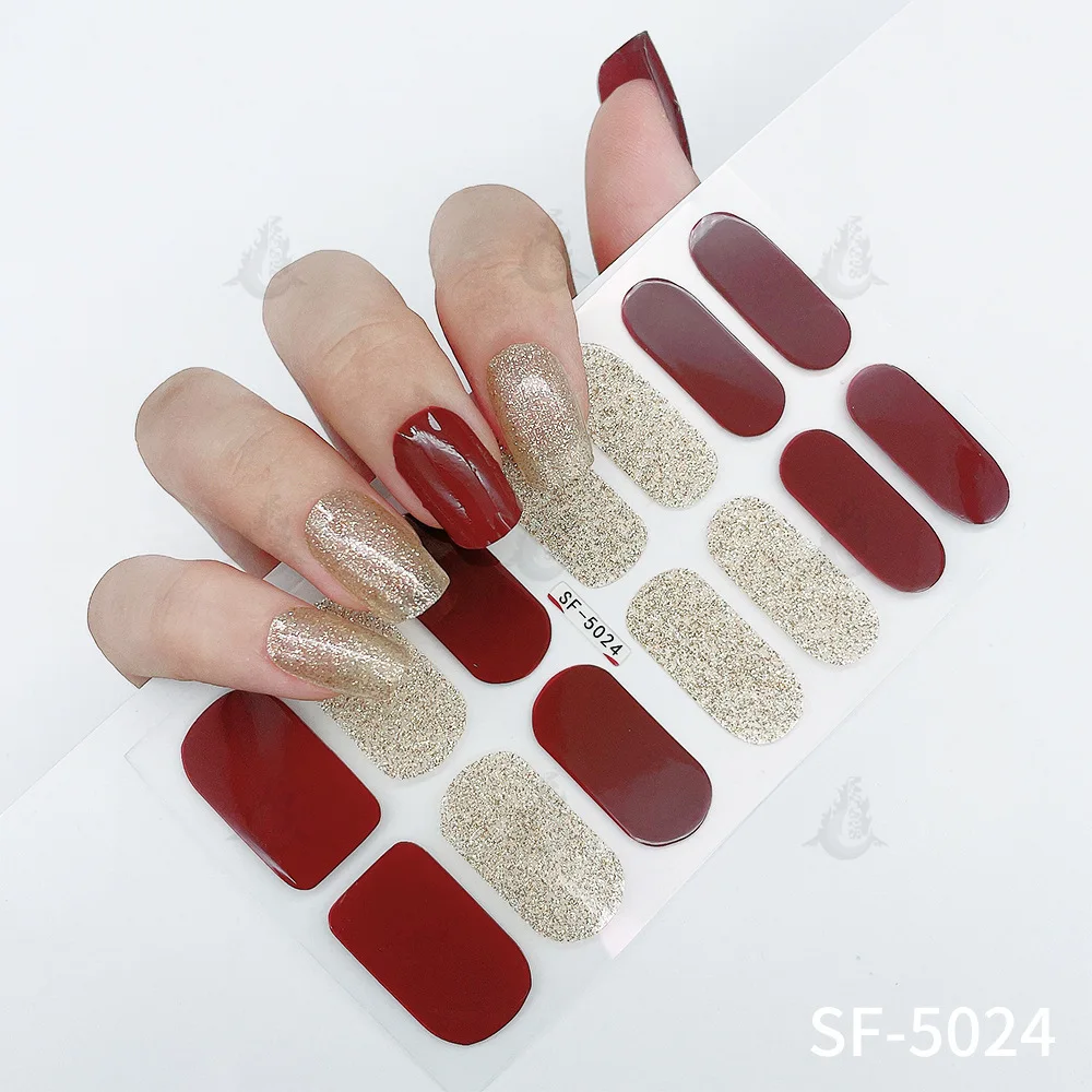 MEBIS Simple and fresh 14 finger nail art sticker full sticker the wind gradually changes color nail sticker flash powder nail a
MEBIS Simple and fresh 14 finger nail art sticker full sticker the wind gradually changes color nail sticker flash powder nail a