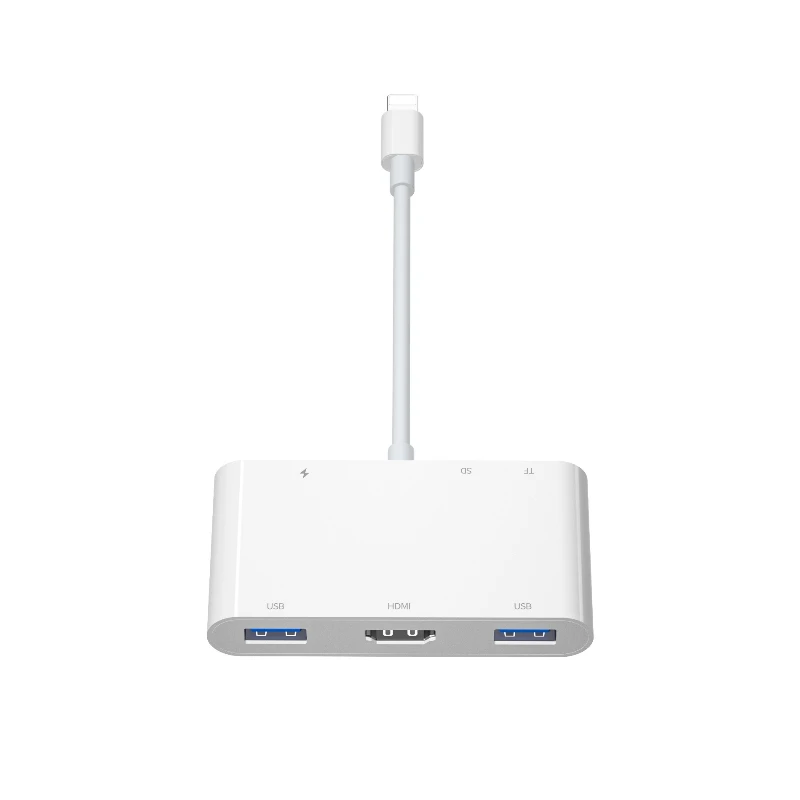 For Apple iPad to HDMI Dual USB 3.0 for TV Monitor Projector with HDMI Interface
For Apple iPad to HDMI Dual USB 3.0 for TV Monitor Projector with HDMI Interface