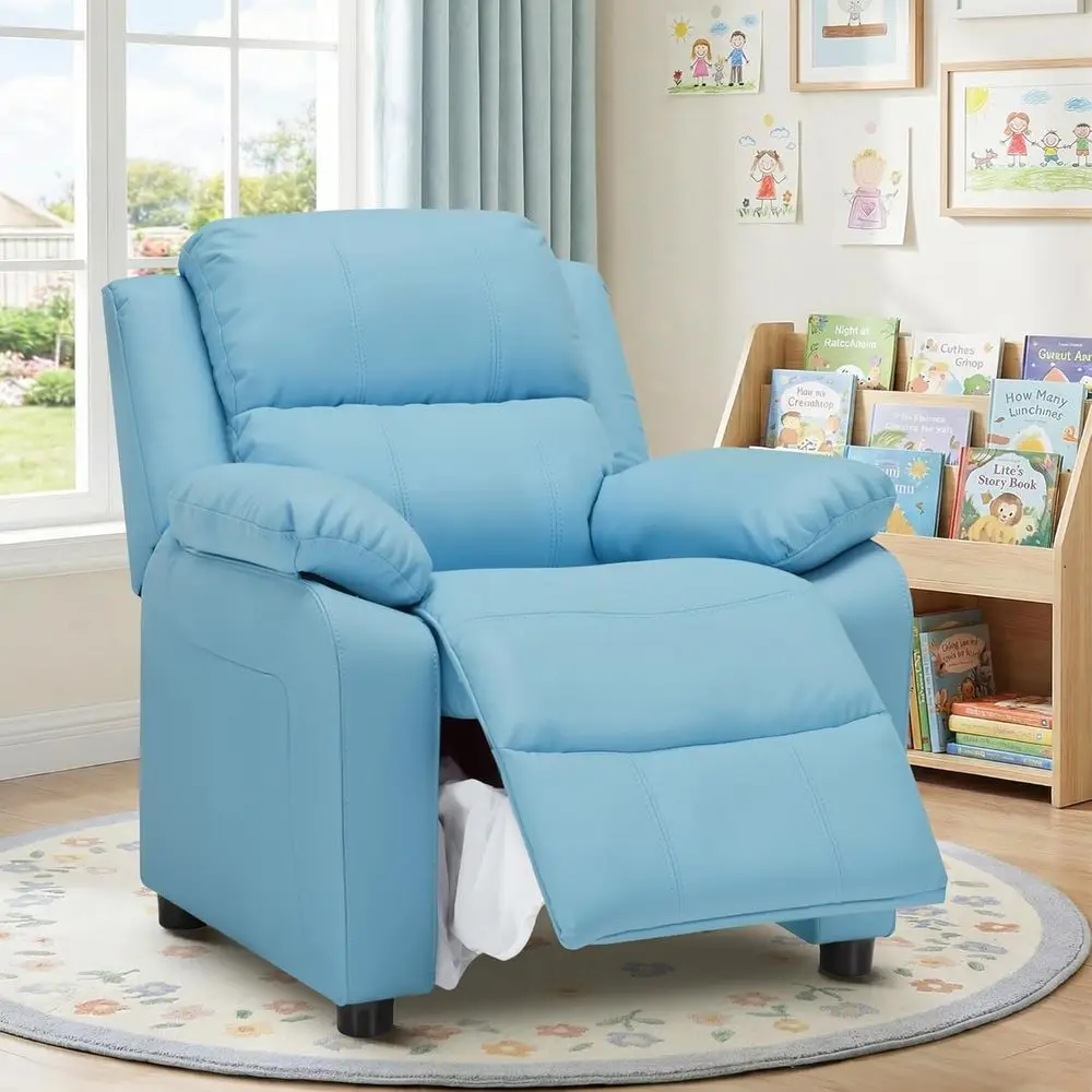 Children's Leather Recliner, Toddler Sofa with Push-Back Mechanism, Suitable for Ages 2-8
Children's Leather Recliner, Toddler Sofa with Push-Back Mechanism, Suitable for Ages 2-8