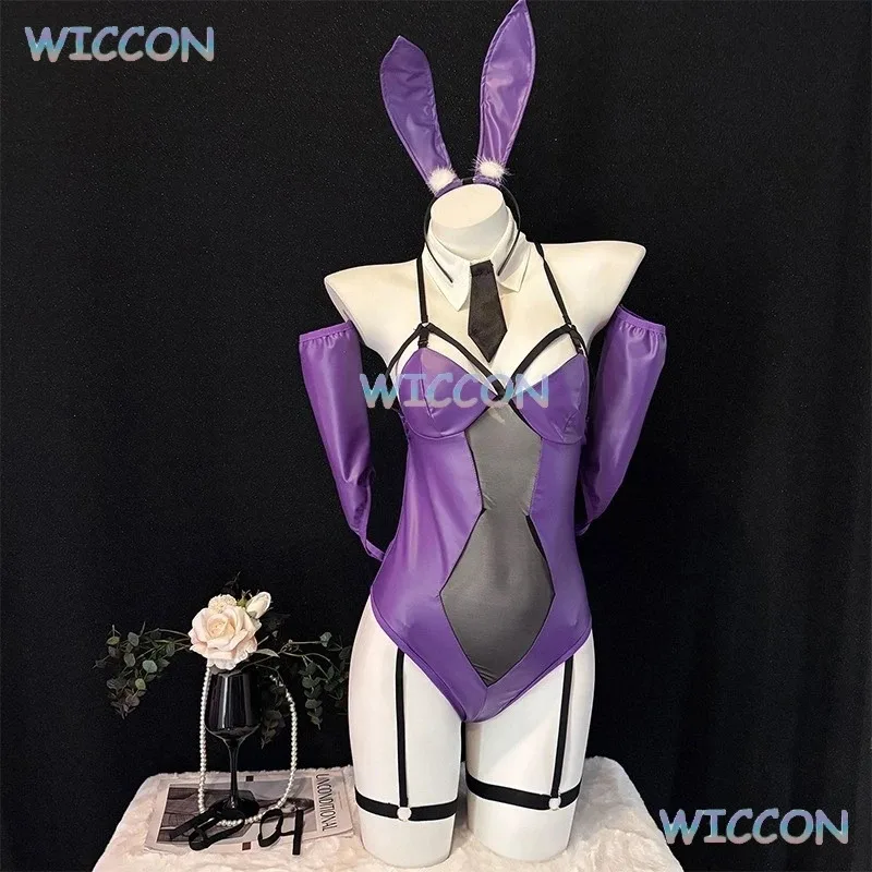 asdh8@Women Leather Mesh Purple Bodysuit Anime Cute Sexy Bunny Girl Costumes School Girl Underwear Nightdress Outfit Halloween C 
asdh8@Women Leather Mesh Purple Bodysuit Anime Cute Sexy Bunny Girl Costumes School Girl Underwear Nightdress Outfit Halloween C