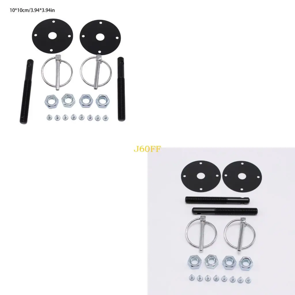 J60F Black Automotive Hood Lock Clasp Security Latches Easy DIYer Installation Universal For Off Roading Sedan Pickup And SUV
J60F Black Automotive Hood Lock Clasp Security Latches Easy DIYer Installation Universal For Off Roading Sedan Pickup And SUV