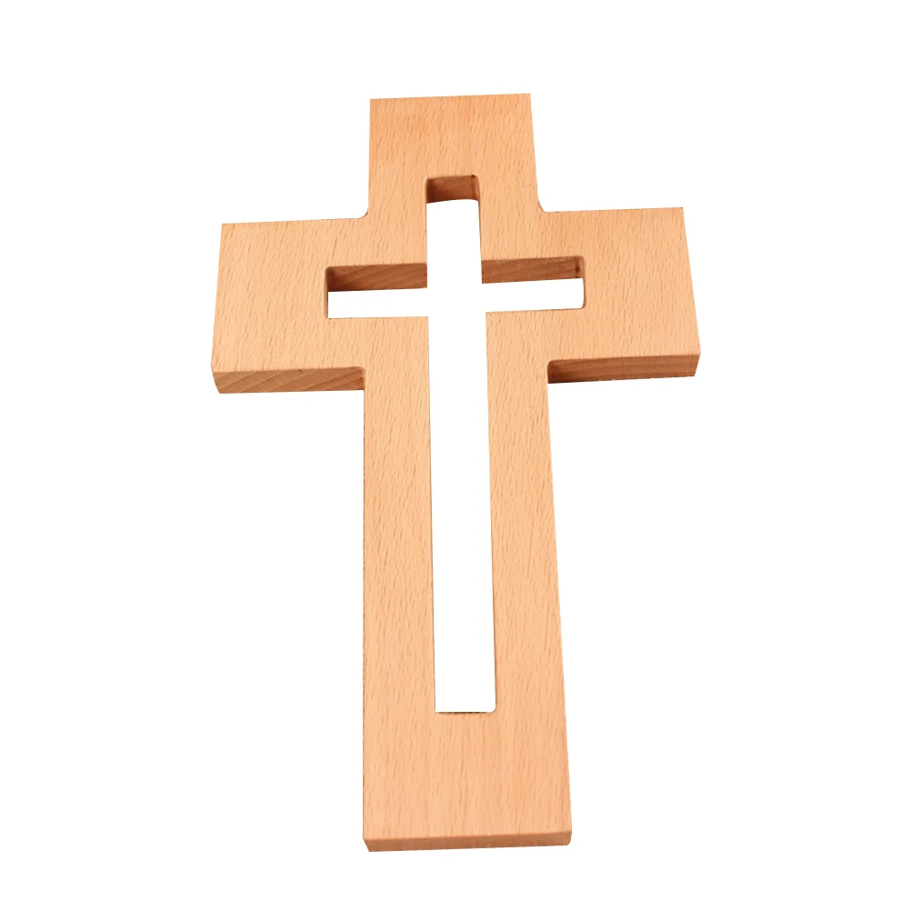 Wooden Cross Ornament Wooden Craft Craft DIY Pendant Jesus Household Christian Decor Classic Home Office Bless
Wooden Cross Ornament Wooden Craft Craft DIY Pendant Jesus Household Christian Decor Classic Home Office Bless