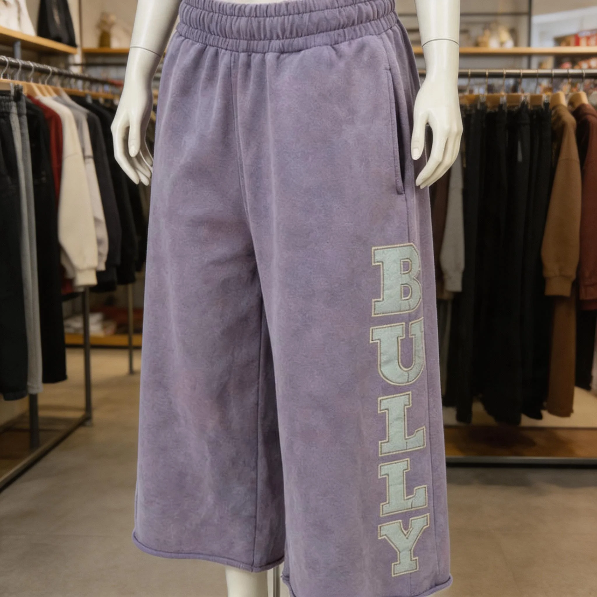 Hip Hop Purple Shorts for Women Sunfade Letter Print Capri Pants Y2K American Streetwear Hip Hop Casual Unisex Baggy Sweatshorts
Hip Hop Purple Shorts for Women Sunfade Letter Print Capri Pants Y2K American Streetwear Hip Hop Casual Unisex Baggy Sweatshorts