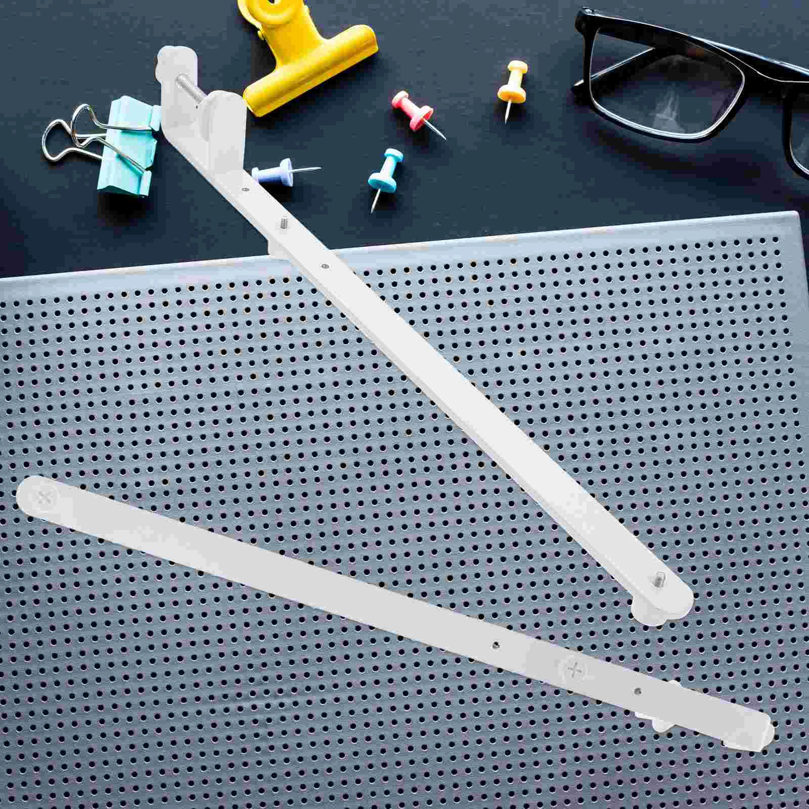 2 Pcs Perfboard Brackets Closet for Rod Adjustable Desk Stand Shelf Shelving Black Whiteboard
2 Pcs Perfboard Brackets Closet for Rod Adjustable Desk Stand Shelf Shelving Black Whiteboard